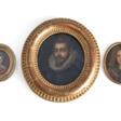 Drei Portraitminiaturen - Herrenportraits - Сейчас на аукционе