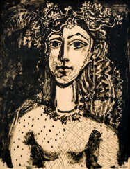 Pablo Picasso (1881 - 1973) Jeune fille inspirée par Cranach Lithograph on vellum,