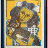 Otto Dix (1891 - 1969) Girl with cat II (slant head) - photo 2