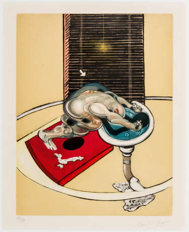 Francis Bacon (1909 - 1992), L`homme au lavabo Color-Aquatint - фото 1