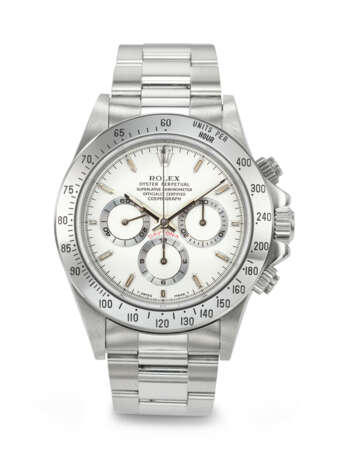 ROLEX, EXTREMELY RARE STAINLESS STEEL PROTOTYPE 'DAYTONA MOONRAKER', REF. 16520 - фото 1