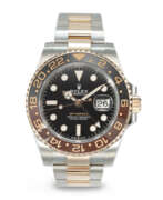 Stahl. ROLEX, PINK GOLD AND STAINLESS STEEL DUAL TIME ‘GMT-MASTER II’, REF. 126711CHNR