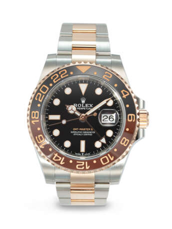 ROLEX, PINK GOLD AND STAINLESS STEEL DUAL TIME ‘GMT-MASTER II’, REF. 126711CHNR - photo 1