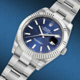 ROLEX, STAINLESS STEEL AND WHITE GOLD 'DATEJUST', REF. 126334 - фото 2