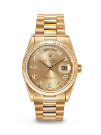 ROLEX, YELLOW GOLD 'DAY-DATE', REF. 118238 - photo 1