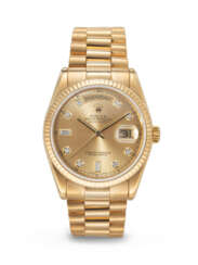 ROLEX, YELLOW GOLD 'DAY-DATE', REF. 118238