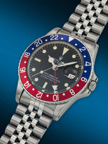 ROLEX, STAINLESS STEEL DUAL TIME 'GMT-MASTER', REF. 1675 - Foto 2