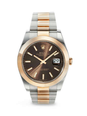 ROLEX, PINK GOLD AND STAINLESS STEEL 'DATEJUST', REF. 126301 - photo 1