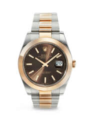 ROLEX, PINK GOLD AND STAINLESS STEEL 'DATEJUST', REF. 126301