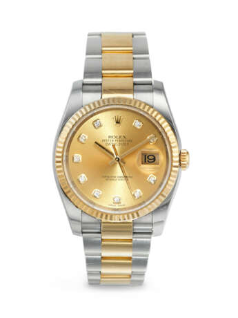 ROLEX, YELLOW GOLD, DIAMOND-SET, AND STAINLESS STEEL 'DATEJUST', REF. 116233 - photo 1