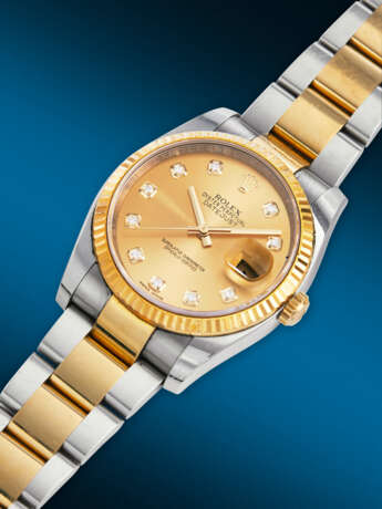 ROLEX, YELLOW GOLD, DIAMOND-SET, AND STAINLESS STEEL 'DATEJUST', REF. 116233 - photo 2