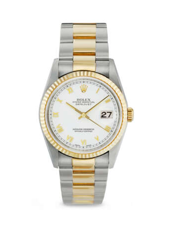 ROLEX, YELLOW GOLD AND STAINLESS STEEL 'DATEJUST', REF. 16233 - фото 1