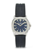 Quarzwerk. PATEK PHILIPPE, VERY RARE LIMITED EDITION STAINLESS STEEL 'AQUANAUT', REF. 4960A, LIMITED EDITION FOR JAPAN