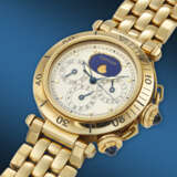 CARTIER, YELLOW GOLD DUAL TIME CALENDAR 'PASHA', REF. 30002 - фото 2