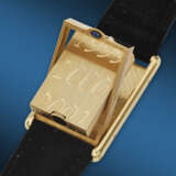 CARTIER, YELLOW GOLD 'MILLENIUM BASCULANTE', WITH REVERSIBLE CASE, NO. 156/365, REF. 2391 - photo 3