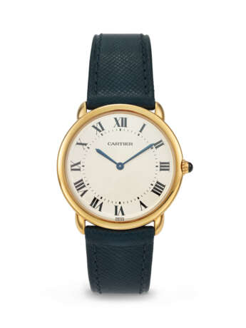 CARTIER, YELLOW GOLD 'LOUIS RONDE', REF. 09001 - photo 1