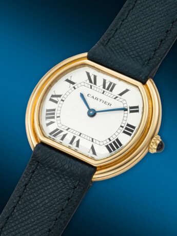 CARTIER, PARIS, YELLOW GOLD 'ELLIPSE', REF. 78091 - photo 2