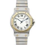 CARTIER, YELLOW GOLD AND STAINLESS STEEL 'SANTOS OCTAGON', REF. 2966 - photo 1