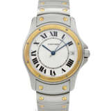 CARTIER, YELLOW GOLD AND STAINLESS STEEL 'SANTOS RONDE', REF. 1910 - photo 1