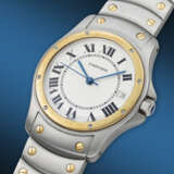 CARTIER, YELLOW GOLD AND STAINLESS STEEL 'SANTOS RONDE', REF. 1910 - фото 2