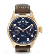 International Watch Company. IWC, PINK GOLD LIMITED EDITION ANNUAL CALENDAR 'BIG PILOT ANTOINE DE SAINT EXUPÉRY', WITH 8-DAY POWER RESERVE, REF. IW502706