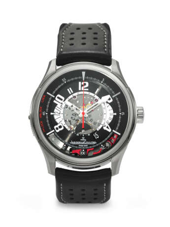 JAEGER-LECOULTRE FOR ASTON MARTIN, STAINLESS STEEL LIMITED EDITION BUTTONLESS CHRONOGRAPH 'AMVOX 2', REF. 192.T.25 - photo 1