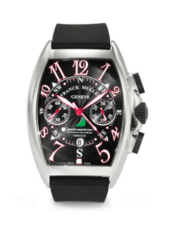 FRANCK MULLER, STAINLESS STEEL CHRONOGRAPH '32ND AMERICA'S CUP CHALLENGER VALENCIA', REF. 8080 CC AT VAL - фото 1