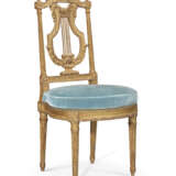 A PAIR OF LOUIS XVI GILTWOOD CHAISES - фото 2