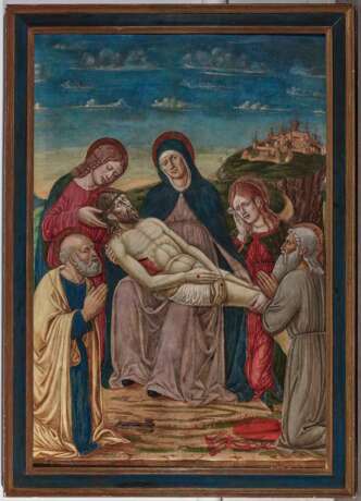 Beweinung Christi mit den Heiligen Petrus und Hieronymus - фото 2