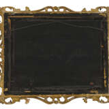 A CHINESE REVERSE-PAINTED MIRROR IN AN EARLY GEORGE III GILTWOOD FRAME - фото 2