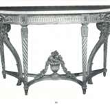 A PAIR OF LATE LOUIS XV WHITE PAINTED AND PARCEL-GILT CONSOLE TABLES - photo 15