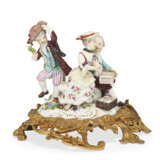 AN ORMOLU-MOUNTED MEISSEN PORCELAIN FIGURAL GROUP OF 'THE LOTTERY' - фото 2