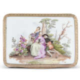 TWO GOLD-MOUNTED MEISSEN PORCELAIN SNUFF BOXES - Foto 6