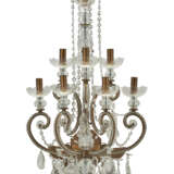 A SET OF FOUR GILT-METAL AND CUT-GLASS WALLLIGHTS - photo 4