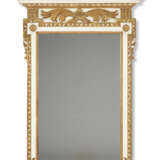 A PAIR OF GEORGE II WHITE-PAINTED AND PARCEL-GILT PIER MIRRORS - photo 2