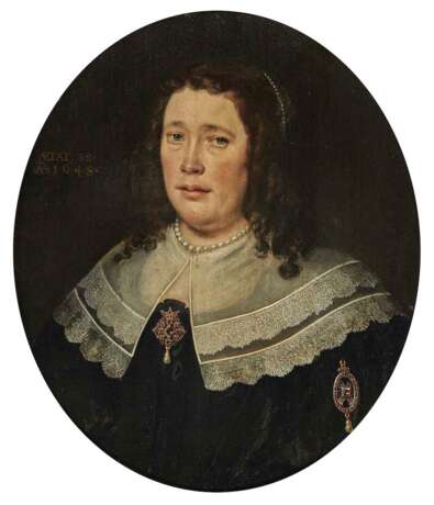 Bildnis einer Dame mit reichem Perlenschmuck - photo 1