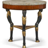 A NORTH ITALIAN FRUITWOOD, EBONIZED AND PARCEL-GILT CENTER TABLE - Foto 2