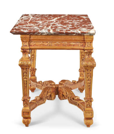 A LOUIS XIV GILTWOOD SIDE TABLE - Foto 3