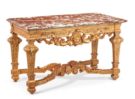 A LOUIS XIV GILTWOOD SIDE TABLE - Foto 6