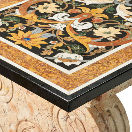 A SOUTH ITALIAN MOTHER-OF-PEARL INLAID SPECIMEN MARBLE TOP - Foto 6