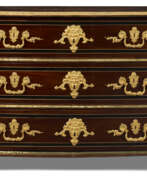 Мебель для хранения. A REGENCE ORMOLU-MOUNTED AND BRASS-INLAID AMARANTH, EBONY AND EBONIZED COMMODE