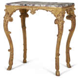 AN EARLY LOUIS XV CARVED GILTWOOD CENTER TABLE - Foto 1