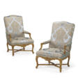 A PAIR OF REGENCE GILTWOOD FAUTEUILS - Prix ​​des enchères