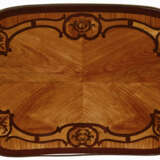 A LOUIS XV ORMOLU-MOUNTED AMARANTH, BOIS SATINE, TULIPWOOD AND MARQUETRY TABLE A ECRIRE - photo 6