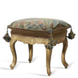 A PAIR OF LOUIS XV GILTWOOD TABOURETS - photo 2