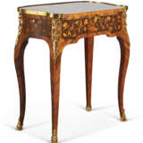 A LOUIS XV ORMOLU-MOUNTED TULIPWOOD, KINGWOOD, AMARANTH AND MARQUETRY TABLE A ECRIRE - photo 1