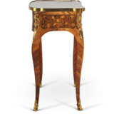 A LOUIS XV ORMOLU-MOUNTED TULIPWOOD, KINGWOOD, AMARANTH AND MARQUETRY TABLE A ECRIRE - photo 2