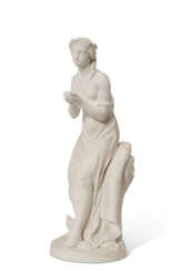 A SEVRES BISCUIT PORCELAIN FIGURE OF A STANDING NYMPH (L'AMITIÉ AU COEUR)