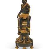 A DIRECTOIRE ORMOLU AND PATINATED BRONZE CLOCK ‘L’AFRIQUE’ - фото 5
