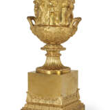 A FRENCH ORMOLU TWO-HANDLED VASE - photo 1